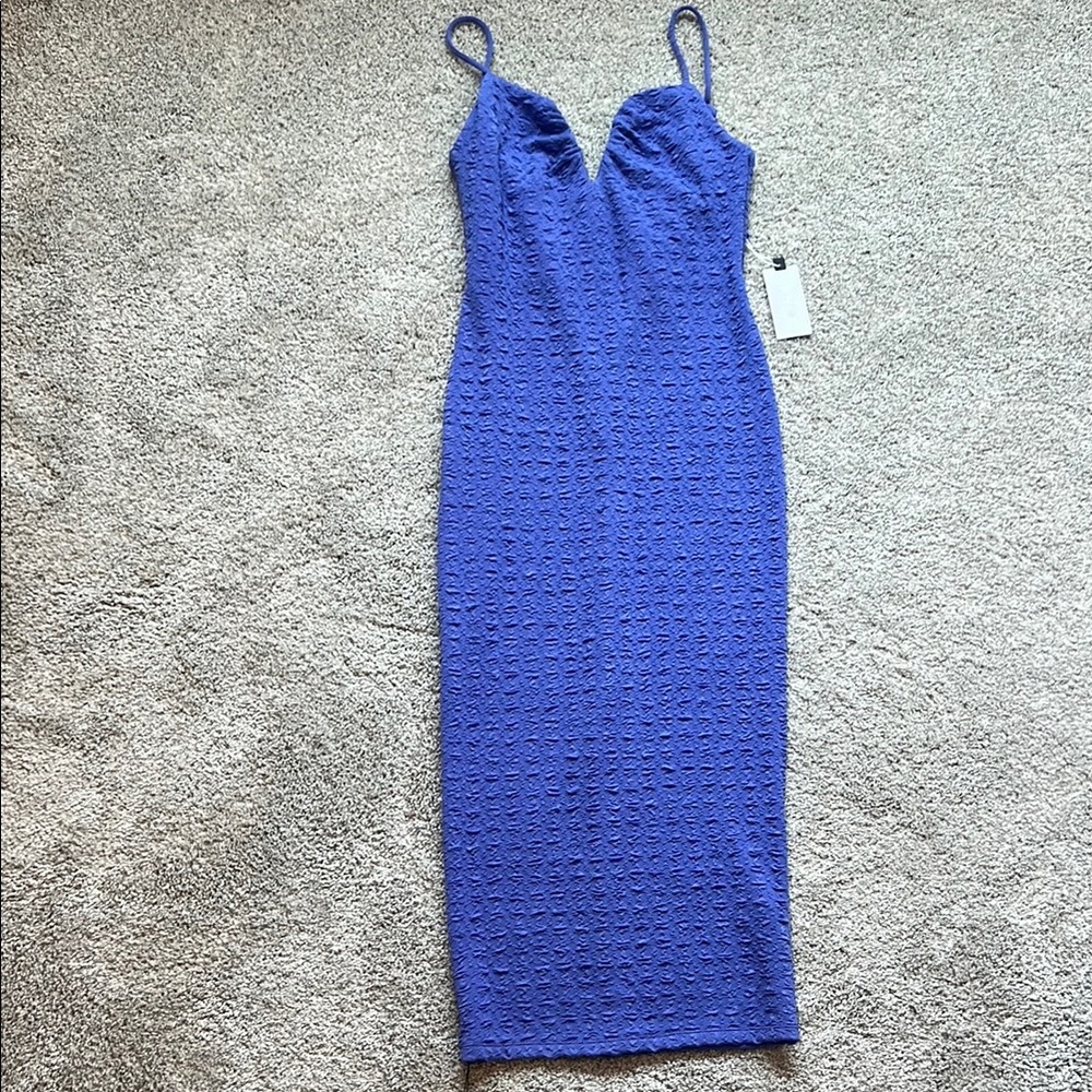 Elegant periwinkle XS Astr the label Women's Dress NWT